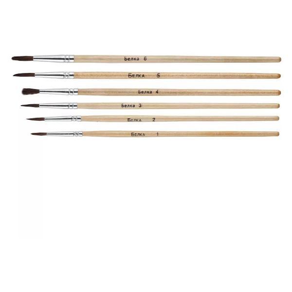 Кисть художественная Brigfut Кисти для рисования 6 шт