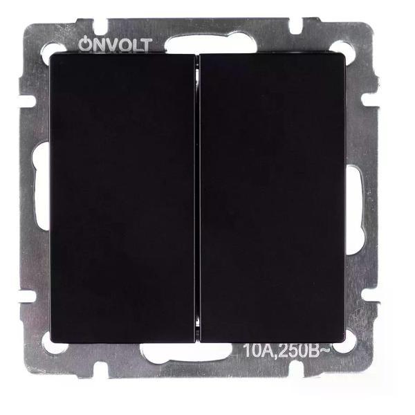 Выключатель механический ONVOLT Выключатель двухклавишный