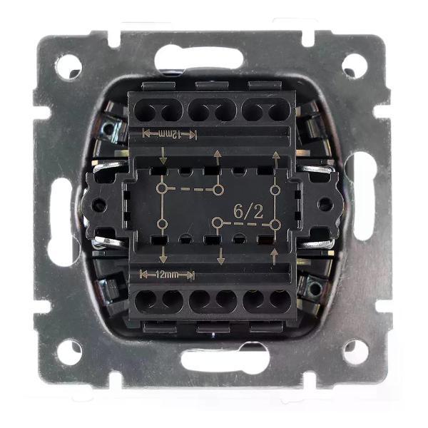 Выключатель механический ONVOLT Выключатель двухклавишный