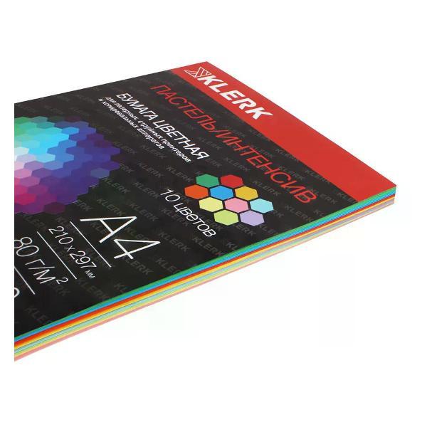 Бумага для оргтехники Mondi Бумага цветная для принтера А4 100 листов, 5 цветов