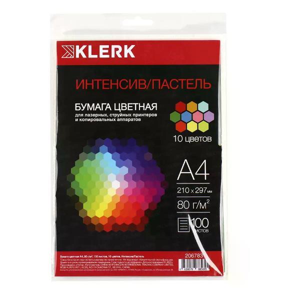 Бумага для оргтехники Mondi Бумага цветная для принтера А4 100 листов, 5 цветов
