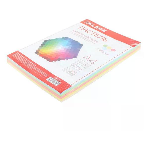 Бумага для оргтехники Mondi Бумага цветная для принтера А4 250 листов, 5 цветов