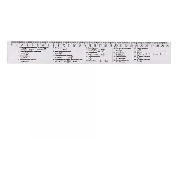 Линейка для черчения Луч Линейка 20 см пластиковая