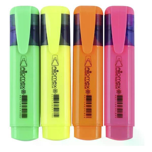 Маркер Hatber Набор перманентных маркеров 4 шт 1-5 мм