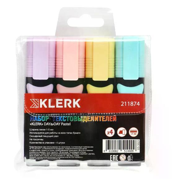 Маркер Hatber Набор перманентных маркеров 4 шт 1-5 мм