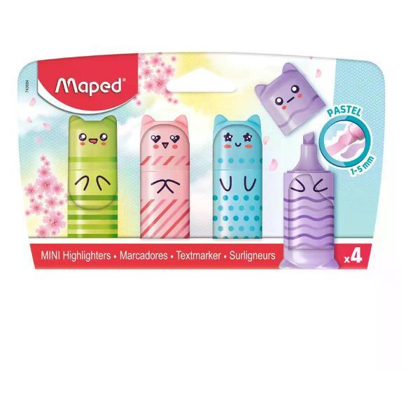 Маркер Hatber Набор перманентных маркеров 4 шт 1-5 мм