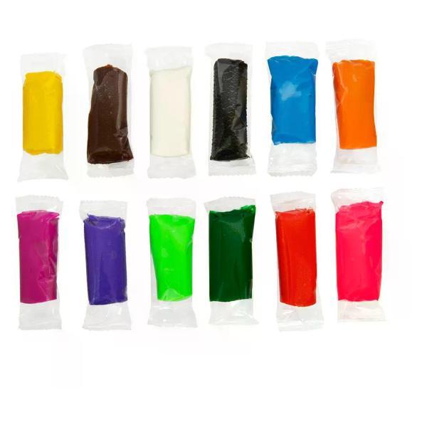 Пластилин Лео Тесто для лепки 12 цветов