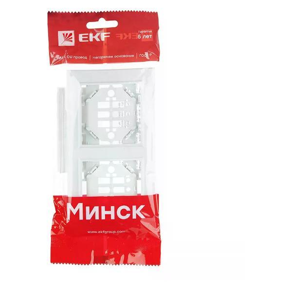 Рамка для выключателя EKF Рамка для розеток и выключателей 2 поста