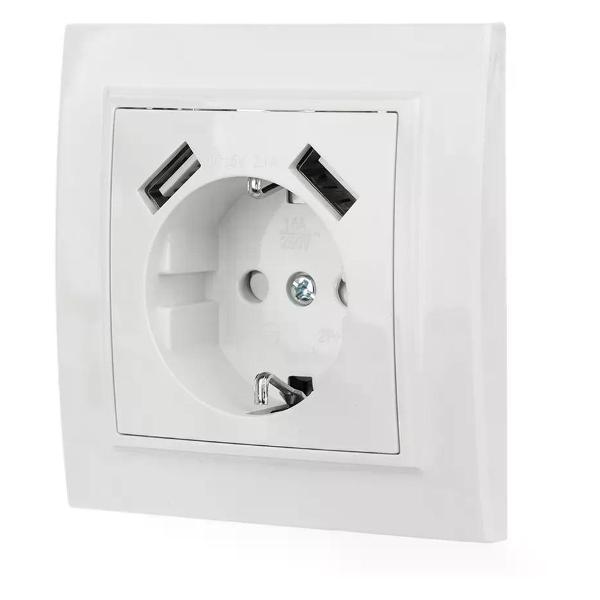 Умная розетка EKF Розетка c USB