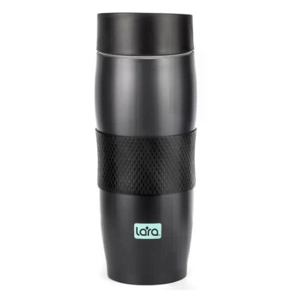 Термос Lara Термокружка для кофе 380 мл LR04-24 Black/термостакан