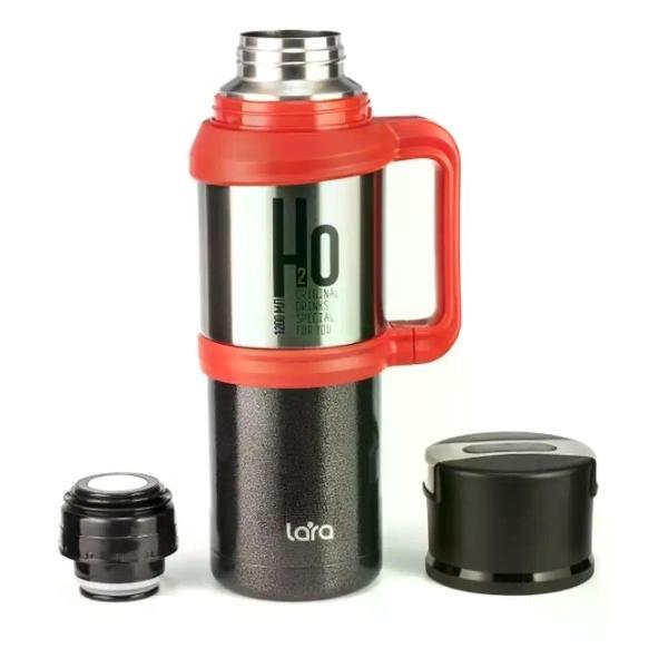 Термос Lara LR04-17 термос LARA (чернсталь) 1200мл