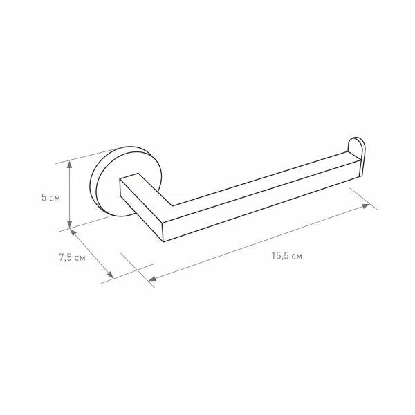 Держатель для шубок FLUMEN DESIGN Держатель для туалетной бумаги