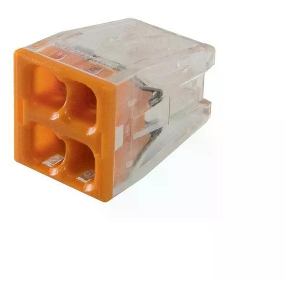 Клемма строительно-монтажная TDM ELECTRIC-TM Клемма 2273-244 с пастой, 4 провода 1,0-2,5 мм2 (5 шт.)