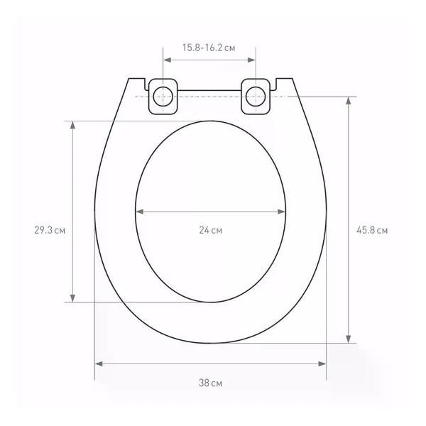 Унитаз VIRPLAST Сиденье для унитаза