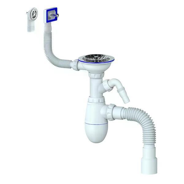 Сифон, отвод, гофра Unicorn Сифон для мойки