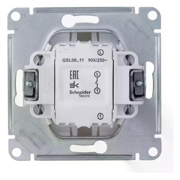 Выключатель механический Schneider Electric Выключатель одноклавишный