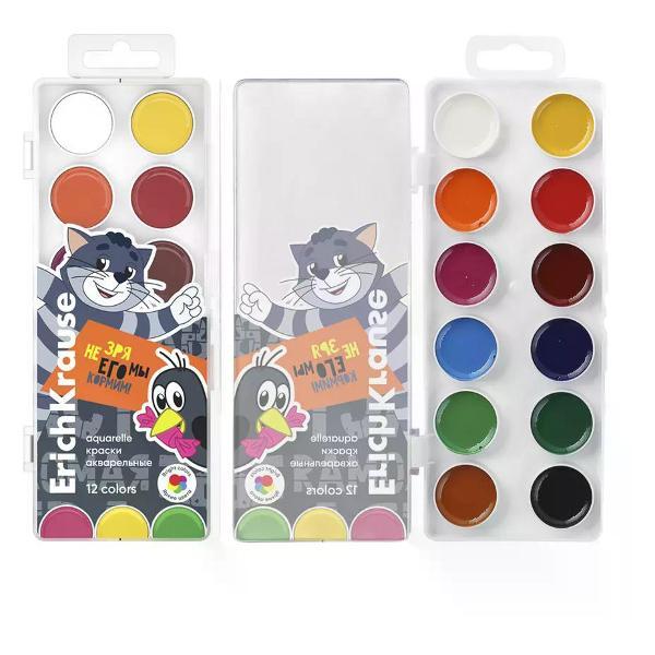 Краска штемпельная ERICH KRAUSE Краски для рисования 12 цветов