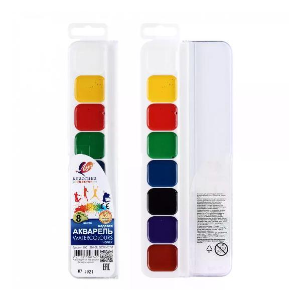 Краска штемпельная Луч Краски для рисования 8 цветов фото