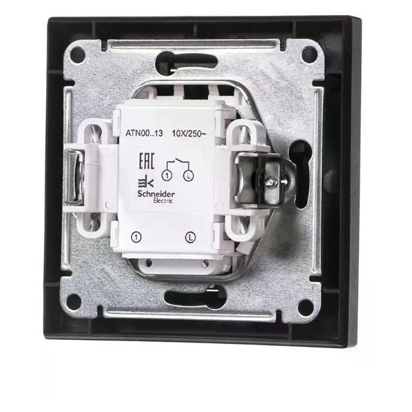 Выключатель механический Schneider Electric Выключатель одноклавишный с подсветкой