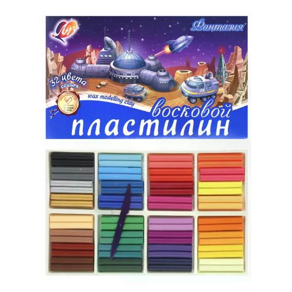 Пластилин Луч Пластилин набор 32 цвета