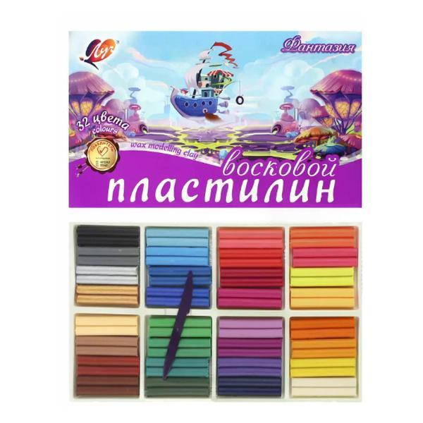 Пластилин Луч Пластилин набор 32 цвета