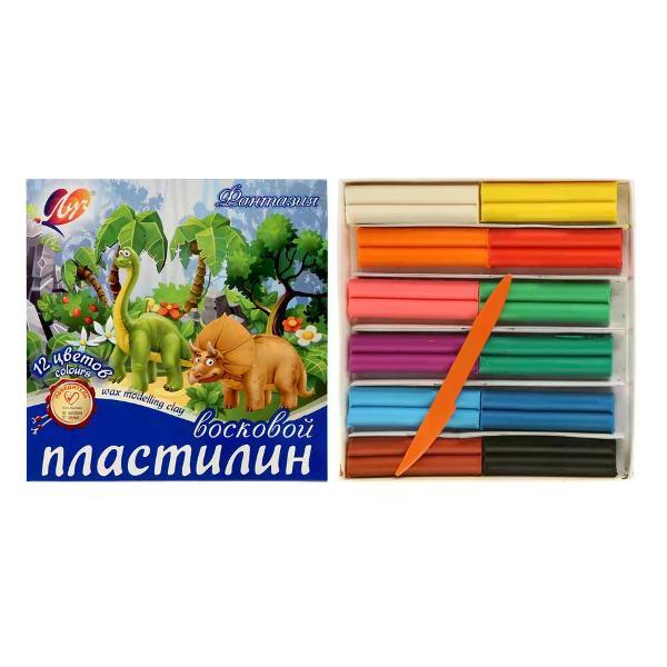 Пластилин Луч Пластилин набор 12 цветов