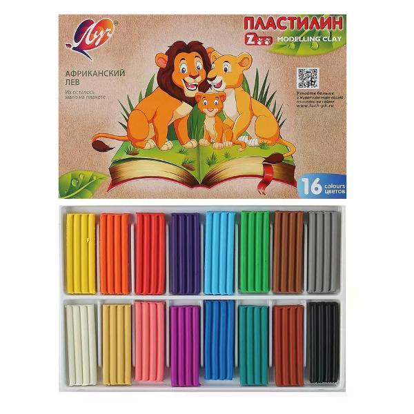 Пластилин Луч Пластилин набор 16 цветов