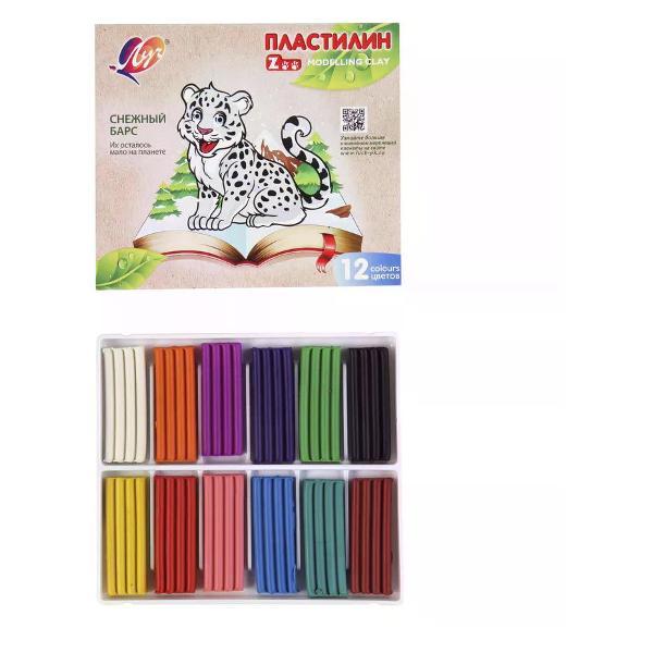 Пластилин Луч Пластилин набор 12 цветов
