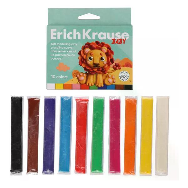 Пластилин ERICH KRAUSE Пластилин набор 10 цветов