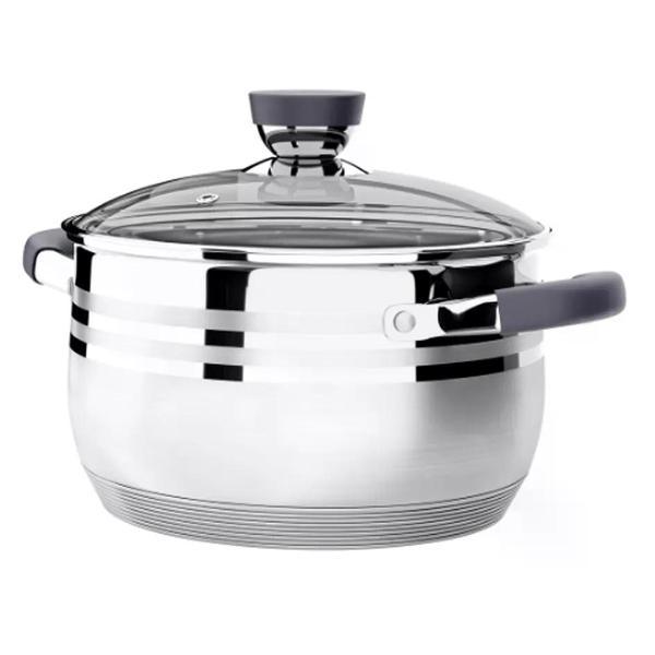 Кастрюля Lara Кастрюля с крышкой LR02-470/2,1 литра/для всех видов плит