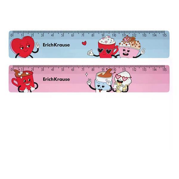 Линейка для черчения Луч Линейка 15 см пластиковая 1 шт.