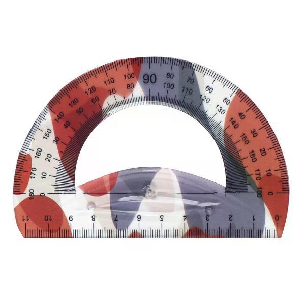 Линейка для черчения нет бренда Транспортир школьный