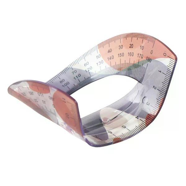 Линейка для черчения нет бренда Транспортир школьный