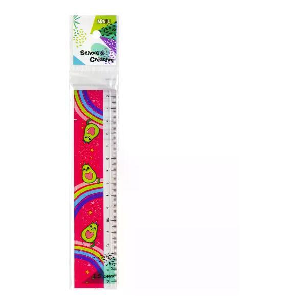 Линейка для черчения Луч Линейка 15 см пластиковая