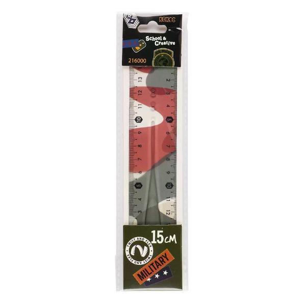 Линейка для черчения Луч Линейка 15 см пластиковая