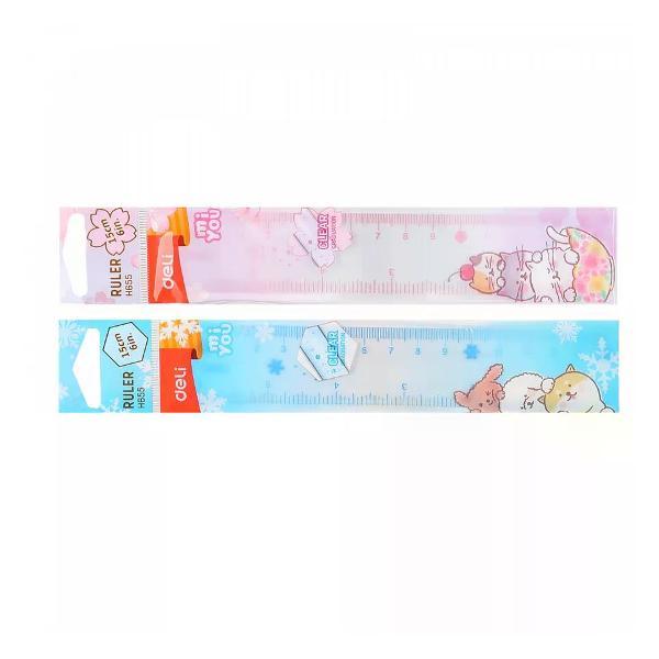 Линейка для черчения Луч Линейка 15 см пластиковая 1 шт.