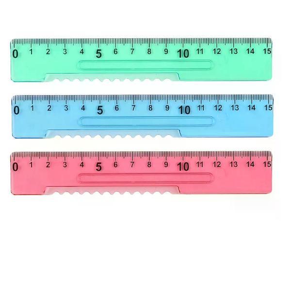 Линейка для черчения Луч Линейка 15 см пластиковая 1 шт.