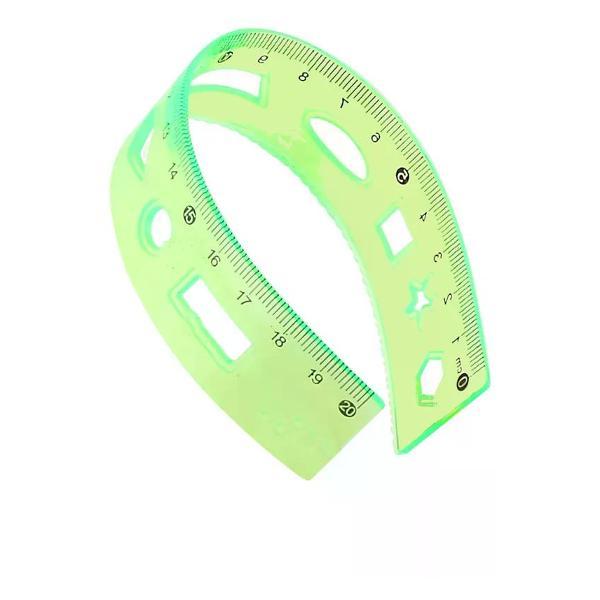 Линейка для черчения нет бренда Набор линеек 4 предмета