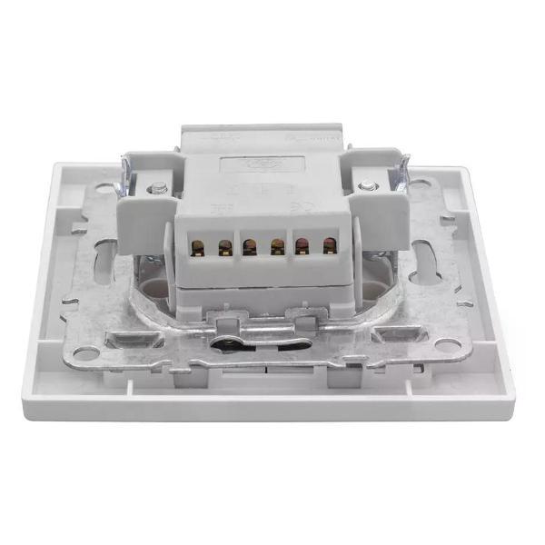 Выключатель механический EKF Выключатель двухклавишный с подсветкой