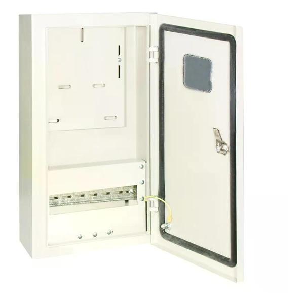 Щит электрический EKF SlimBox Щит учета навесной ЩУН-1ф/1-0-12, 395х310х165 мм, IP66