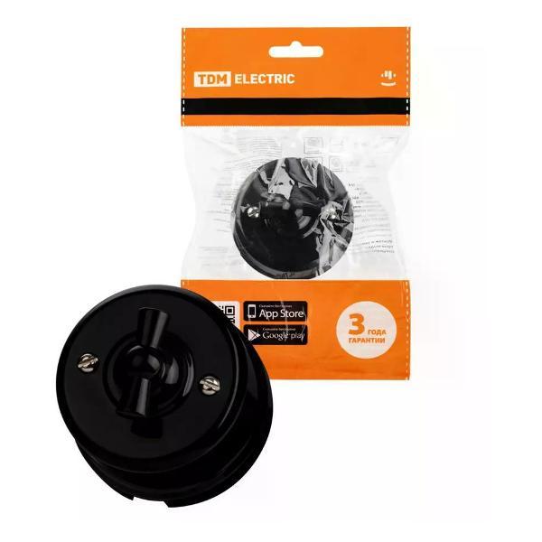 Выключатель механический TDM Выключатель поворотный ретро