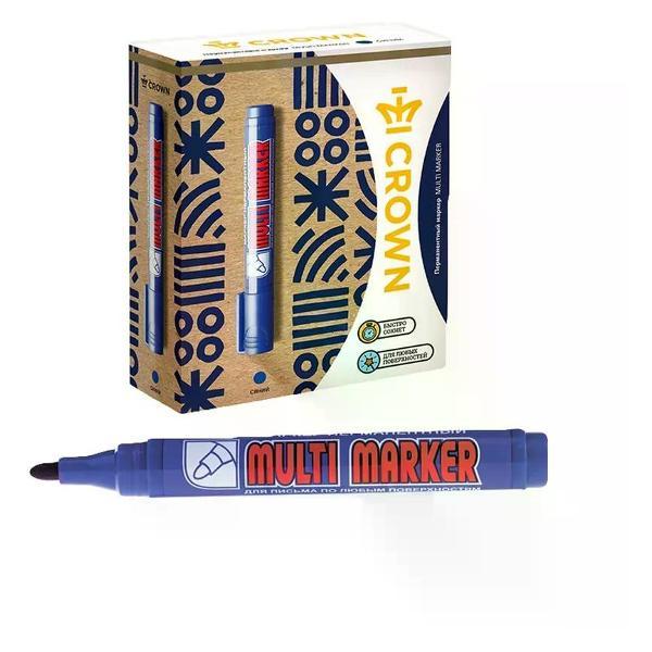 Маркер строительный NO NAME Маркер перманентный синий линия 1-5 мм