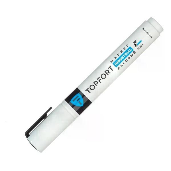 Маркер строительный NO NAME Маркер лаковый Topfort Industrial белый 6 мм