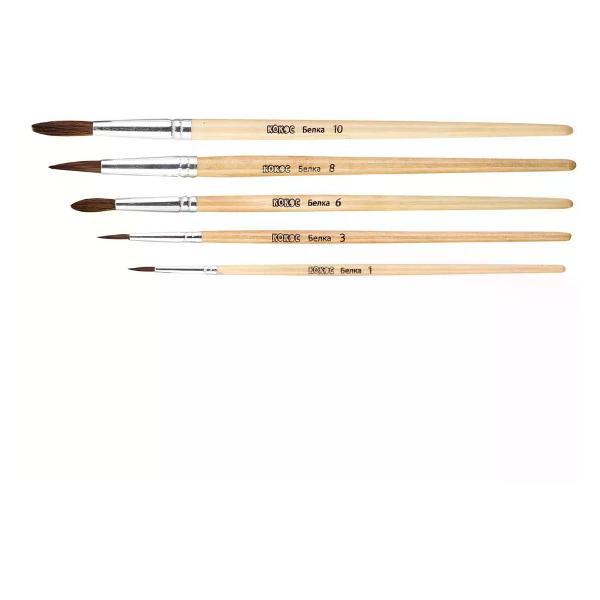 Кисть художественная нет бренда Набор кистей для рисования 5 шт