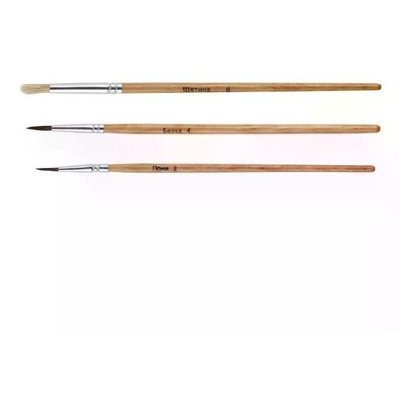 Кисть художественная Brigfut Кисти для рисования 3 шт