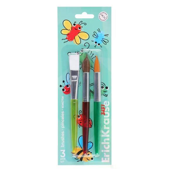 Кисть художественная ERICH KRAUSE Кисти для рисования 3 шт