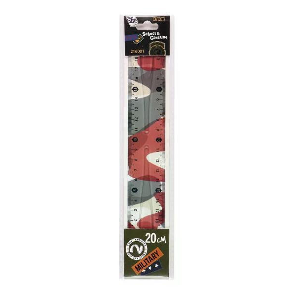 Линейка для черчения Луч Линейка 20 см пластиковая