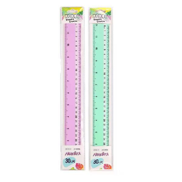 Линейка для черчения Луч Линейка 30 см пластиковая 1 шт.