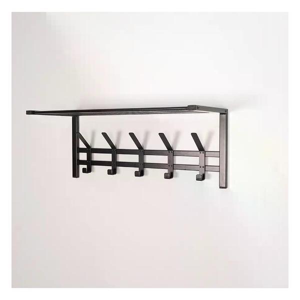 Вешалка настенная ZMI Вешалка настенная с полкой Торонто 21, 67х27х27 см черная