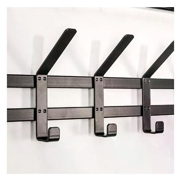 Вешалка настенная ZMI Вешалка настенная с полкой Торонто 21, 67х27х27 см черная